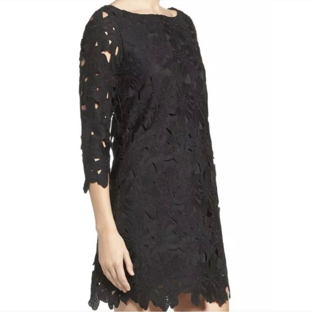 Felicity & Coco Black Floral Lace Mini Dress